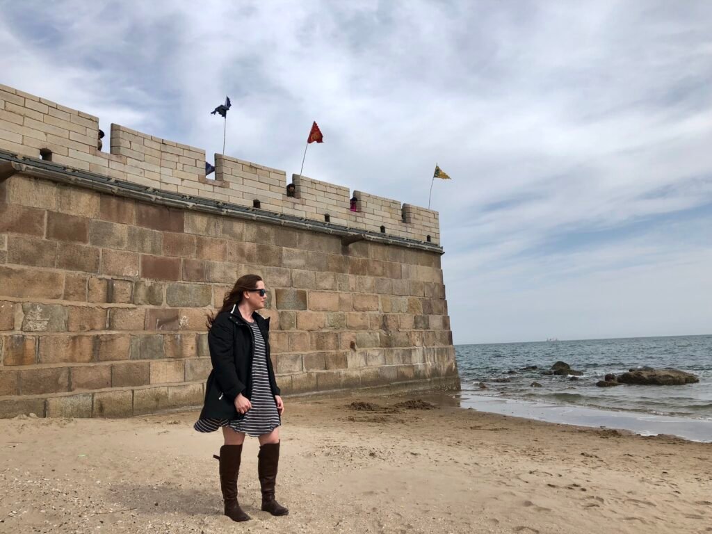 Old Dragon’s Head where the Great Wall of China meets the Bohai Sea in Shanhaiguan.