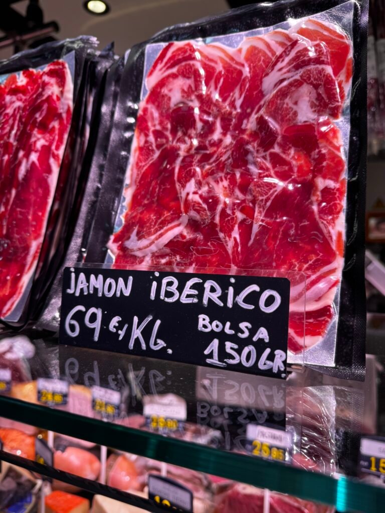 Food market in El born Barcelona