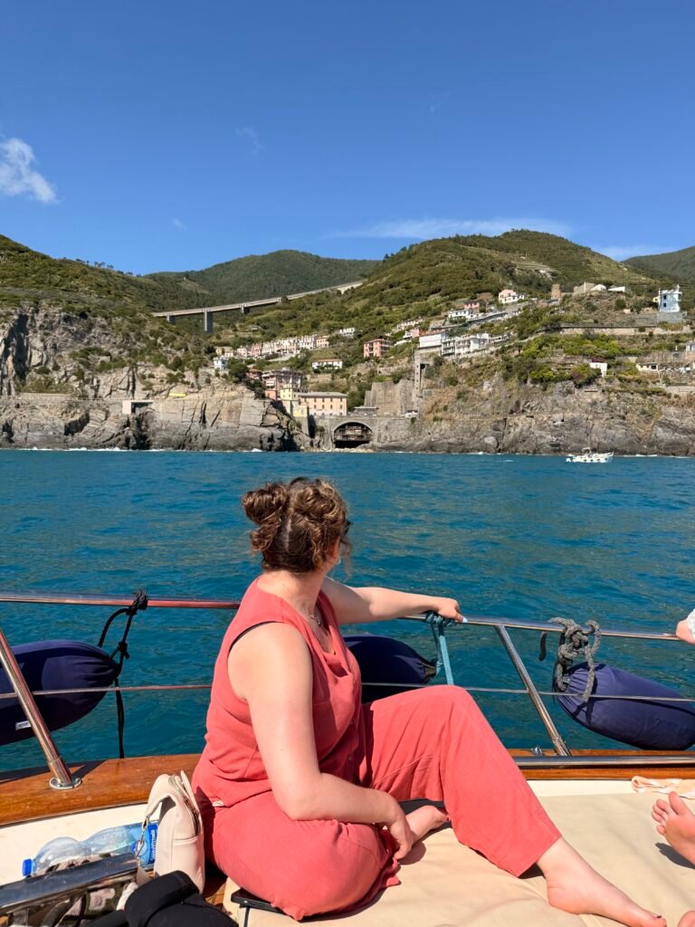 Boat tour cinque Terre Italy 
