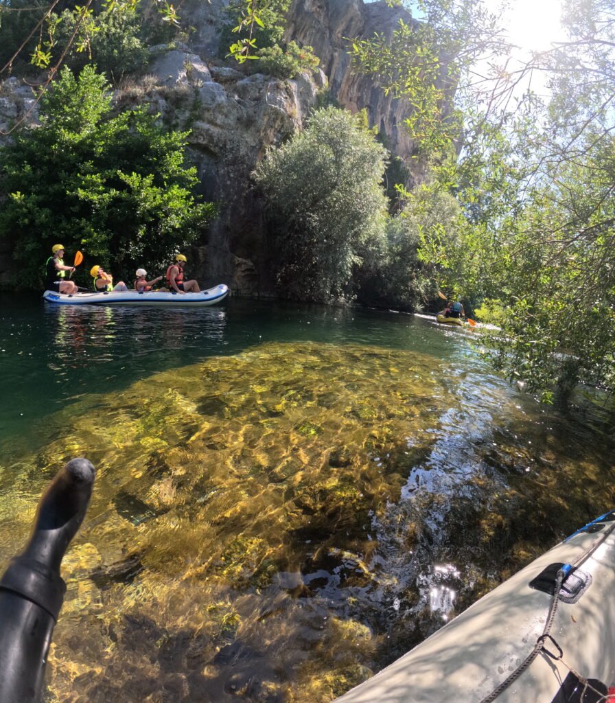 White water rafting near Split