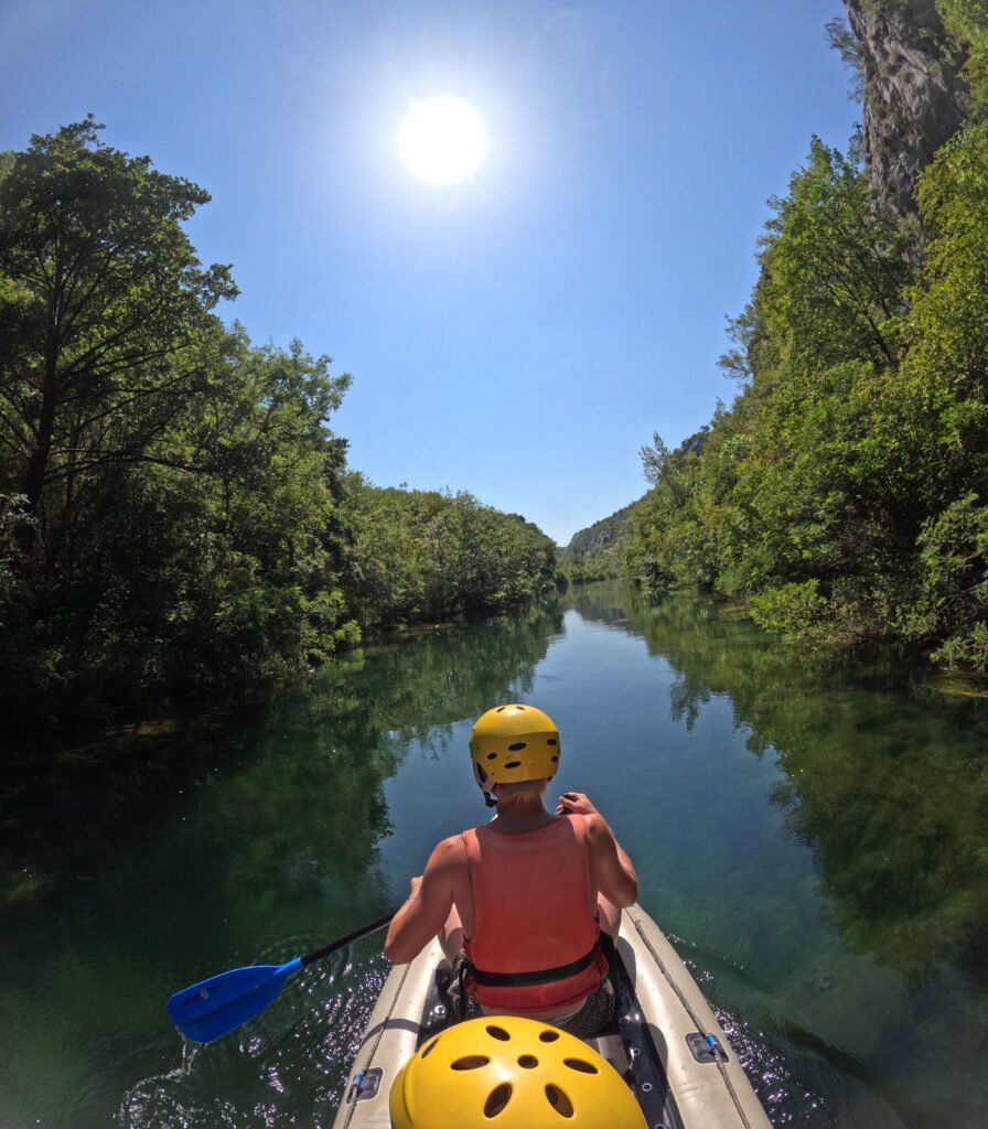 White water rafting near Split